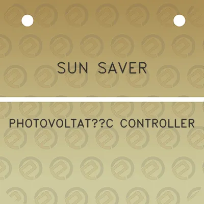 sun-saver-photovoltatic-controller