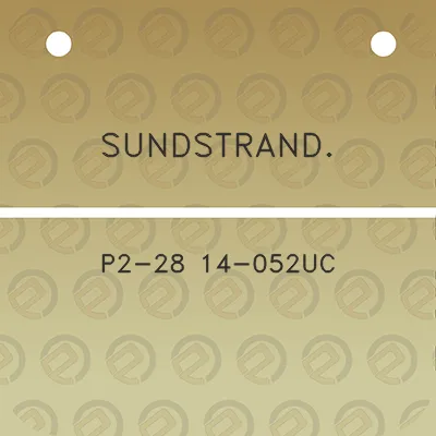 sundstrand-p2-28-14-052uc