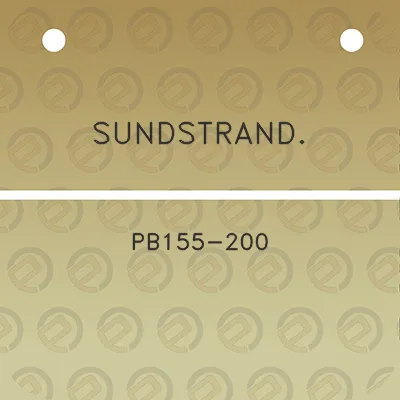 sundstrand-pb155-200