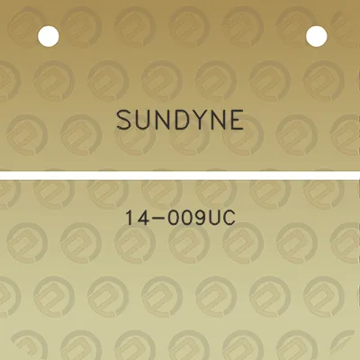 sundyne-14-009uc