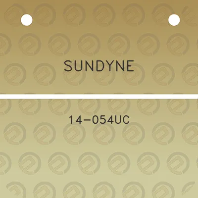 sundyne-14-054uc