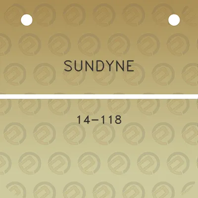 sundyne-14-118