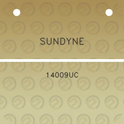 sundyne-14009uc