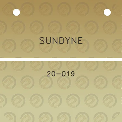 sundyne-20-019