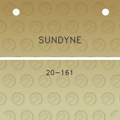 sundyne-20-161