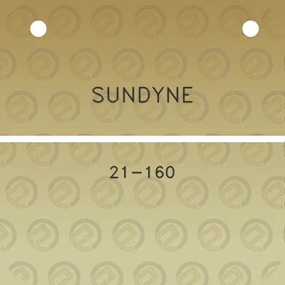 sundyne-21-160