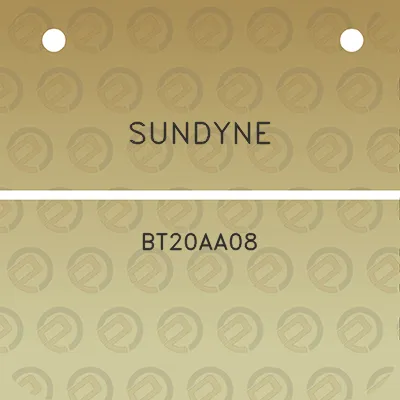 sundyne-bt20aa08