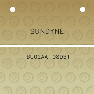 sundyne-bu02aa-08db1