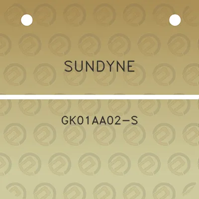 sundyne-gk01aa02-s