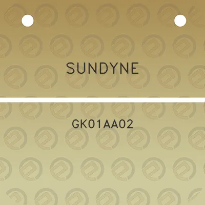 sundyne-gk01aa02