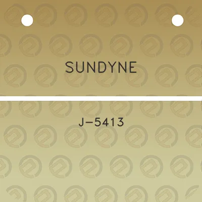 sundyne-j-5413