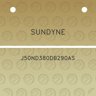 sundyne-j50nd380db290as