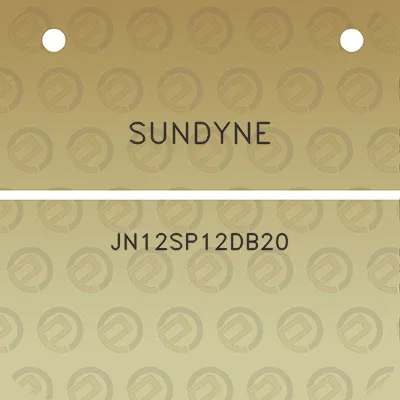 sundyne-jn12sp12db20