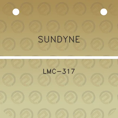 sundyne-lmc-317