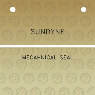 sundyne-mecahnical-seal