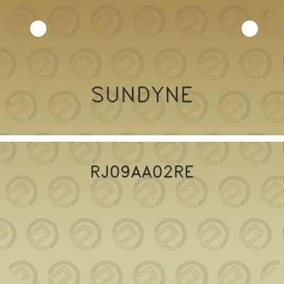 sundyne-rj09aa02re