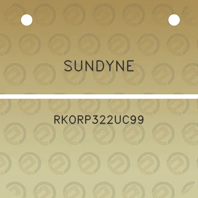 sundyne-rkorp322uc99