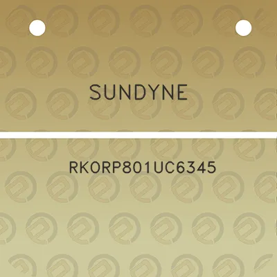 sundyne-rkorp801uc6345