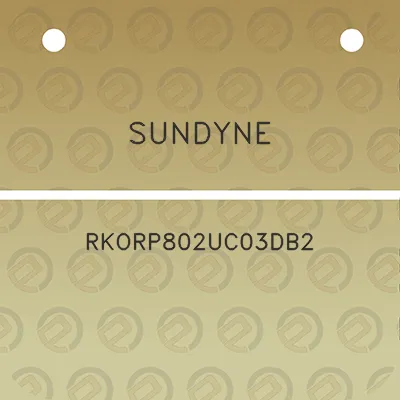 sundyne-rkorp802uc03db2