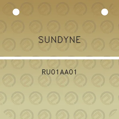 sundyne-ru01aa01