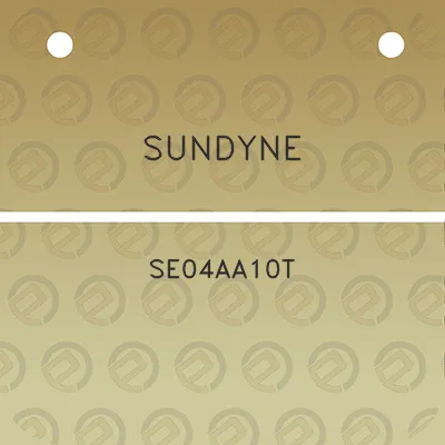 sundyne-se04aa10t