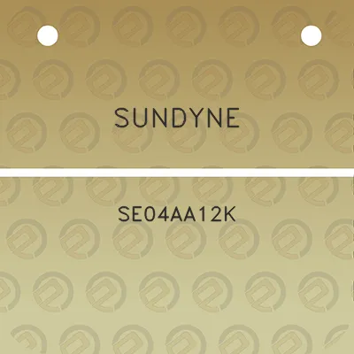 sundyne-se04aa12k