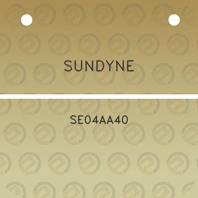 sundyne-se04aa40