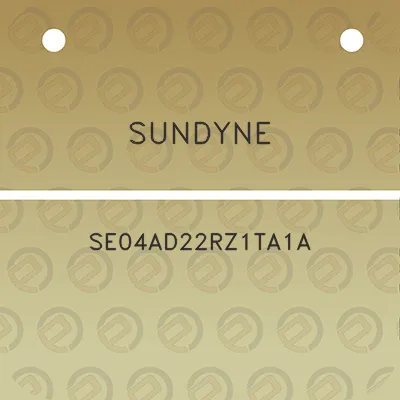 sundyne-se04ad22rz1ta1a