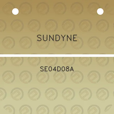 sundyne-se04d08a