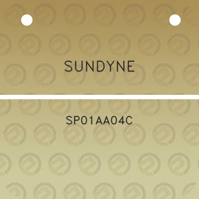 sundyne-sp01aa04c