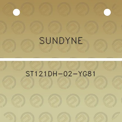 sundyne-st121dh-02-yg81