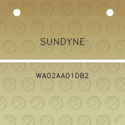 sundyne-wa02aa01db2