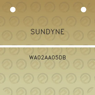 sundyne-wa02aa05db