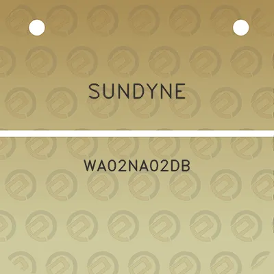 sundyne-wa02na02db