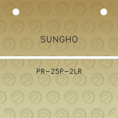 sungho-pr-25p-2lr