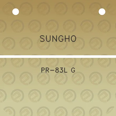 sungho-pr-83l-g