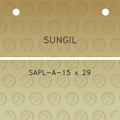 sungil-sapl-a-15-x-29