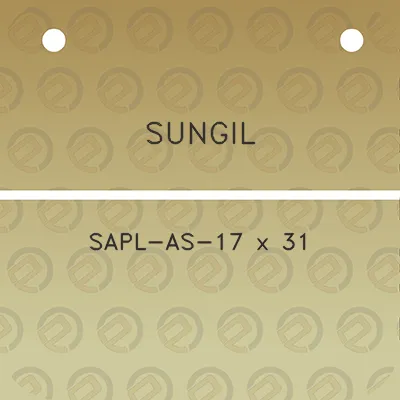 sungil-sapl-as-17-x-31