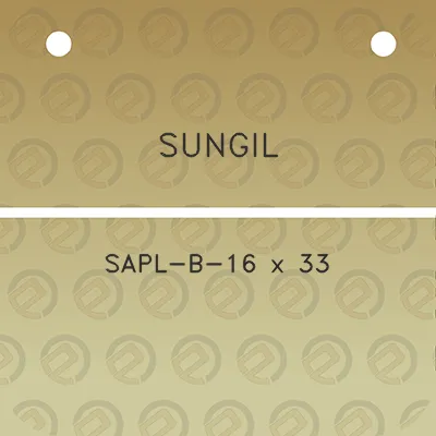 sungil-sapl-b-16-x-33