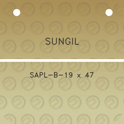 sungil-sapl-b-19-x-47