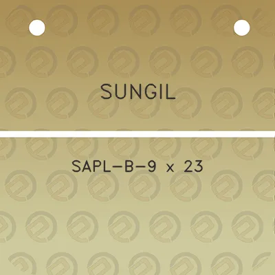 sungil-sapl-b-9-x-23