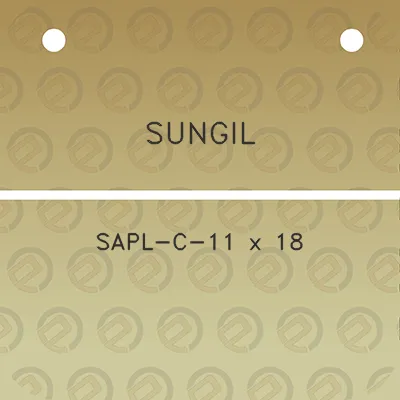 sungil-sapl-c-11-x-18