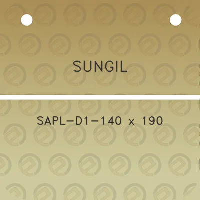 sungil-sapl-d1-140-x-190