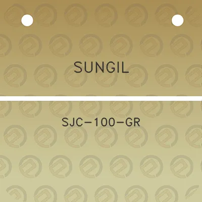 sungil-sjc-100-gr