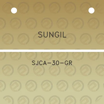 sungil-sjca-30-gr