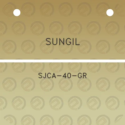 sungil-sjca-40-gr