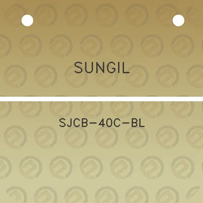 sungil-sjcb-40c-bl