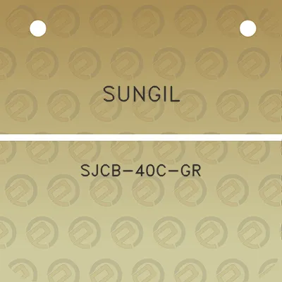 sungil-sjcb-40c-gr