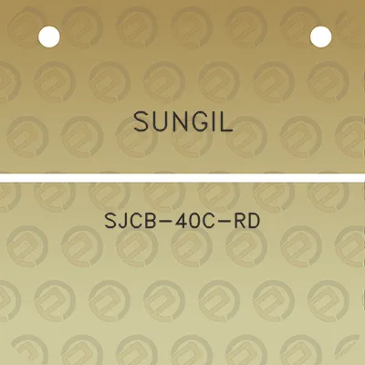 sungil-sjcb-40c-rd