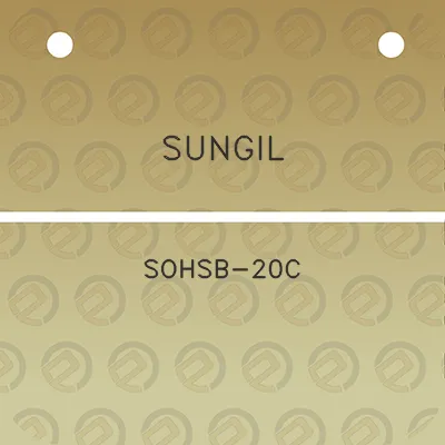 sungil-sohsb-20c